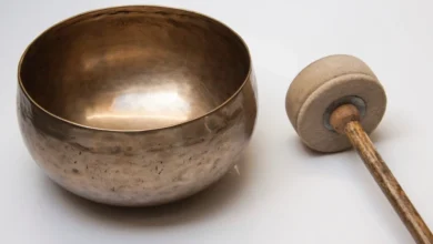 Free singing bowl set white