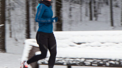 winter. run. athlete