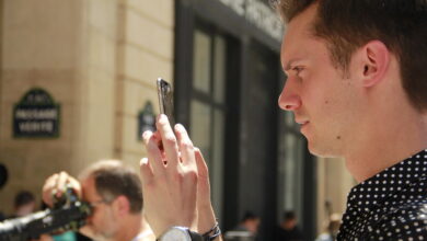 Smartphones at Fashion Week